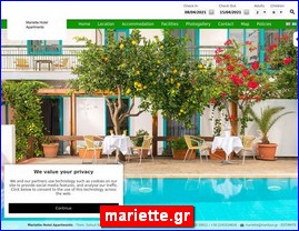 Hotels in Greece, mariette.gr