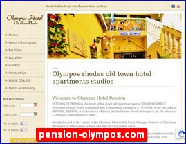 Hotels in Greece, pension-olympos.com