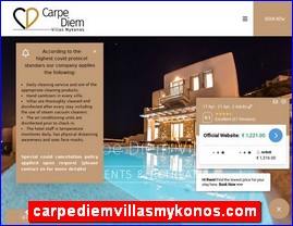 Hotels in Greece, carpediemvillasmykonos.com