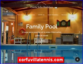 Hotels in Greece, corfuvillatennis.com