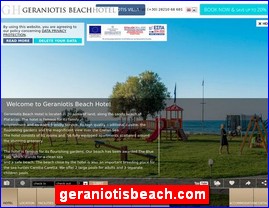 Hotels in Greece, geraniotisbeach.com