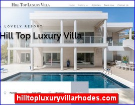 Hotels in Greece, hilltopluxuryvillarhodes.com