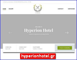 Hotels in Greece, hyperionhotel.gr