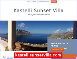 Hotels in Greece, kastellisunsetvilla.com