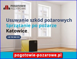 Likwidacja szkd, czyszczenie po poarze Katowice, pogotowie-pozarowe.pl 